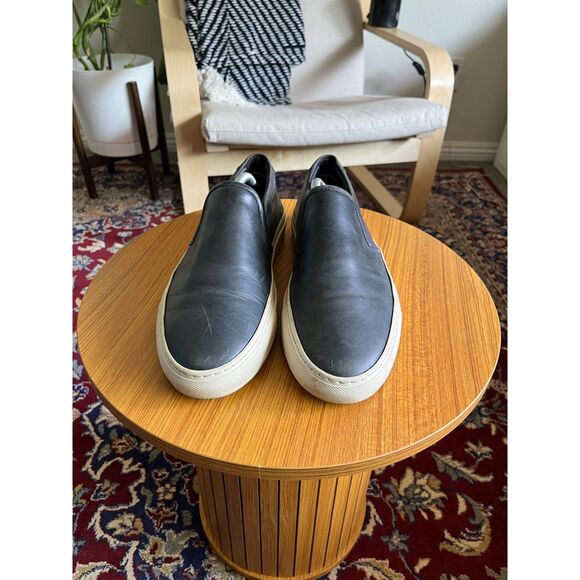 Common Projects Slip Ons in Navy main image 4